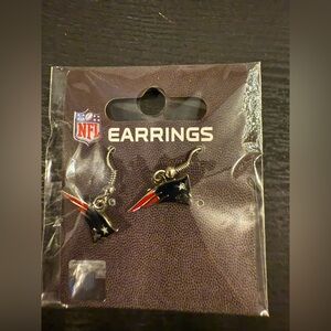 NFL New England Patriots Earrings, NWT